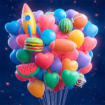 Merge 3D Match 3 Balloons GamePush